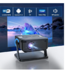 Xnano Mini Projector with WiFi and Bluetooth, Portable Projector 4K 1080P HD Supported, Auto Vertical Keystone Smart Projector