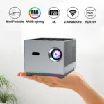 Xnano X3 Projector with WiFi and Bluetooth, Portable Projector 4K 1080P HD Supported, Auto Vertical Keystone Smart Projector (Copy)